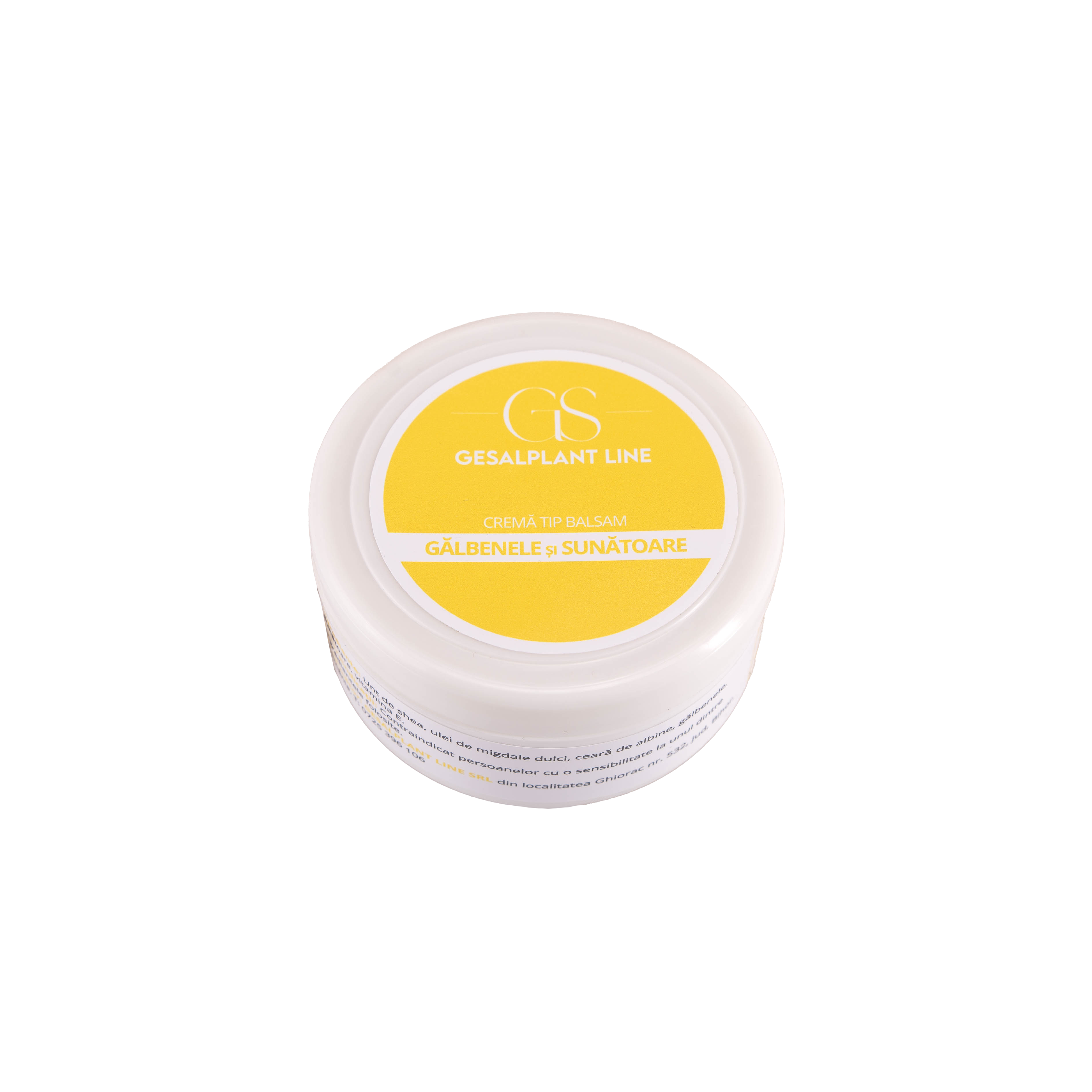 Cremă tip balsam cu gălbenele și sunătoare